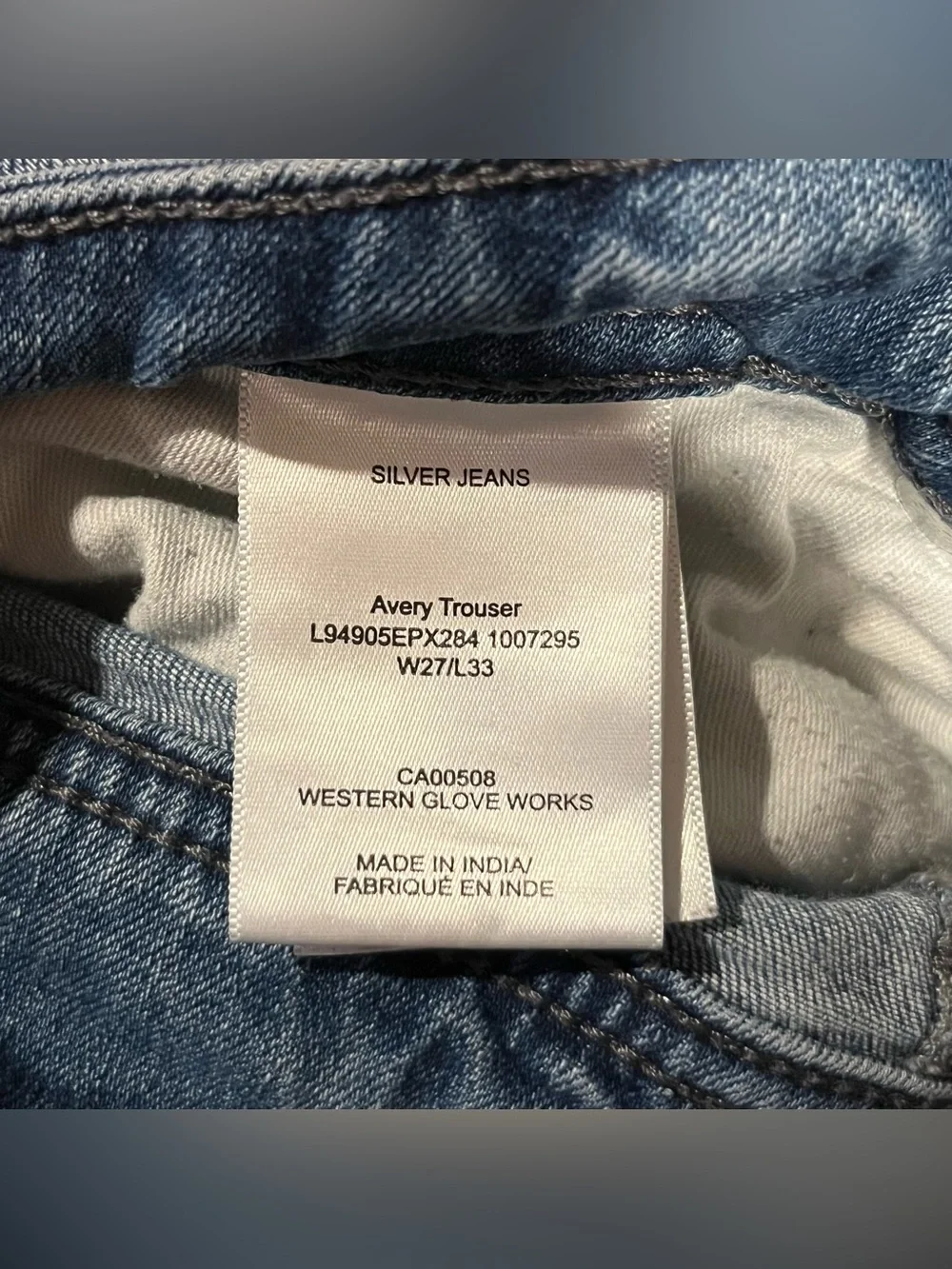 Silver Jeans Avery Trouser Medium Blue Flared Jeans